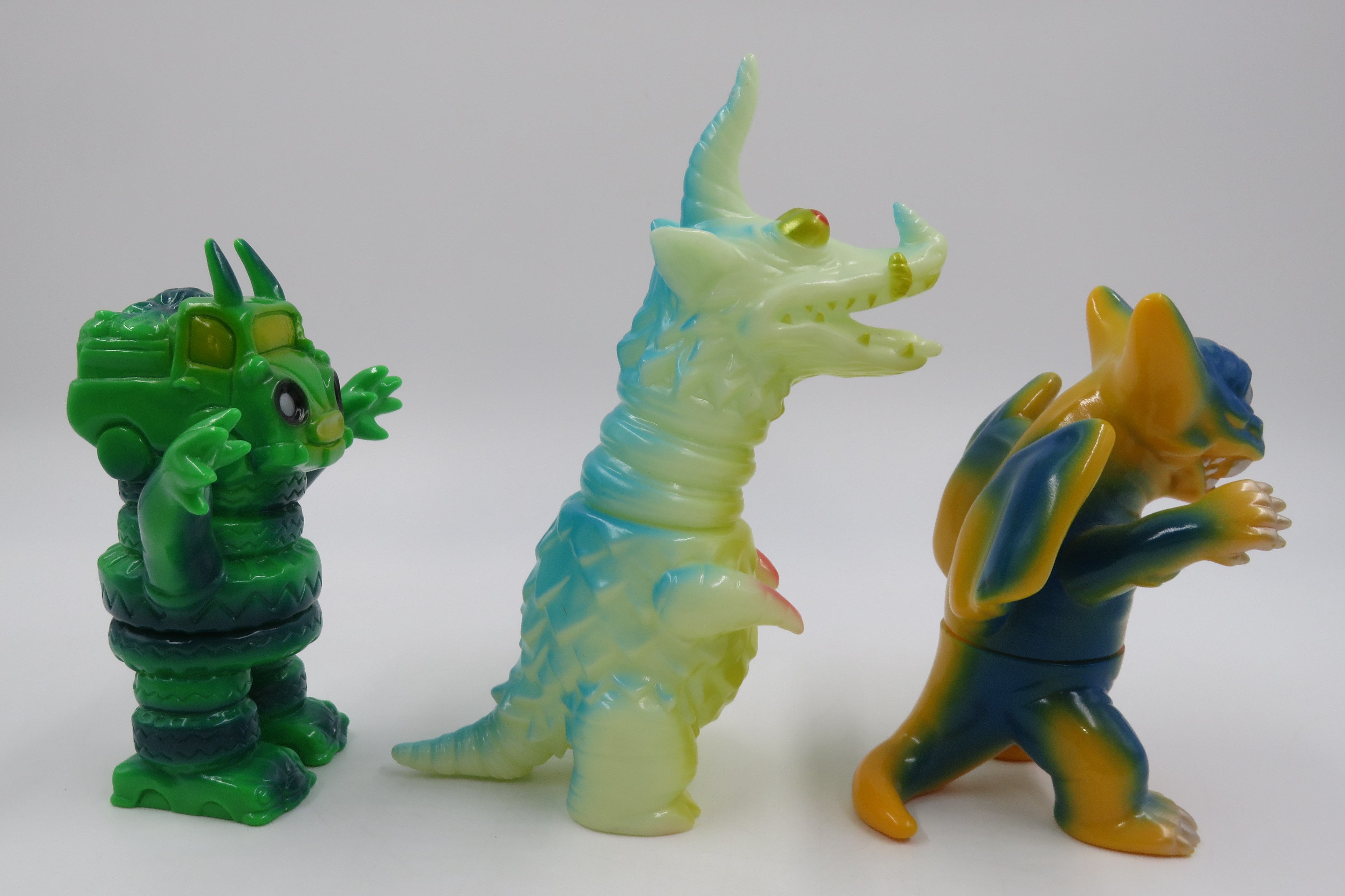 SOFUBI Smogun/Dragamel/Deathra Kaiju Figures - Gargamel (2000s) Loose Japanese Art Toys